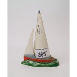 Beswick model of a sailing boat: model 1610