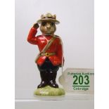 Royal Doulton Bunnykins figure Sergeant Mountie: Royal Doulton ref DB136 limited edition of 250.