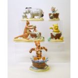 Royal Doulton Winnie the Pooh figures: A clean little Roo is best WP54, Oh dear bathtime's here (