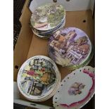 A collection of Wedgwood cabinet plates: animal, wildlife themes etc.