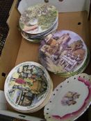 A collection of Wedgwood cabinet plates: animal, wildlife themes etc.