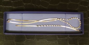 Matching Silver Necklace & Bracelet 9.9 grams