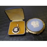 Wedgwood Jasper Pendant: with similar compact(2)