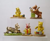 Royal Doulton Winnie the Pooh figures: Rum, tum, tum Winnie on his drum WP63, Happy Christmas