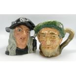 Royal Doulton Large Character Jugs: Owd Mac & The Witch D6693(2)