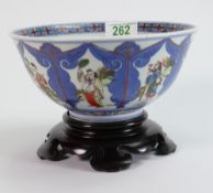 Modern Chinese Footed Bowl & Stand: diameter 19cm