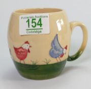 Moorcroft chicken mug: