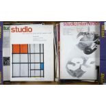 A collection of Studio International 1960's Modern Art Magazines: