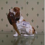 Royal Doulton Spaniel with pheasant: HN1028. Height 14cm