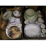 A mixed collection of items to include: Ironstone Biltons dinner ware, Royal Doulton and similar