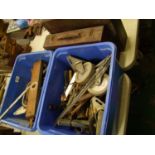 A large collection of Carpenters/ DIY tools, chisels, files & accessories