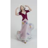 Royal Dux Matt Lady Figure: