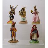 Royal Doulton Bunnykins figures to include: DB224 Federation (Limited Ed Aus), DB 229 Sands of Time,