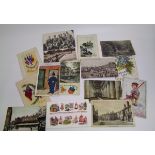 A large collection of vintage postcards from the early 20th Century to mid Century: to include