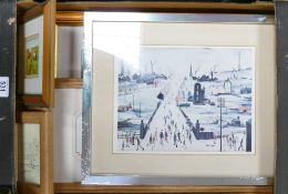 A collection of framed prints(8):