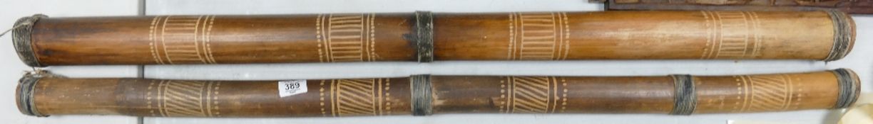 Piar Early 20th Century didgeridoo's(2)