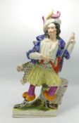 Large Staffordshire Figure Will Watch: height 37cm