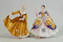 Royal Doulton Pretty Ladies Figures: Christine & Kirsty(2)