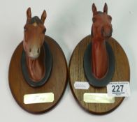 Beswick Wall Plaques Troy & Red Rum(2):