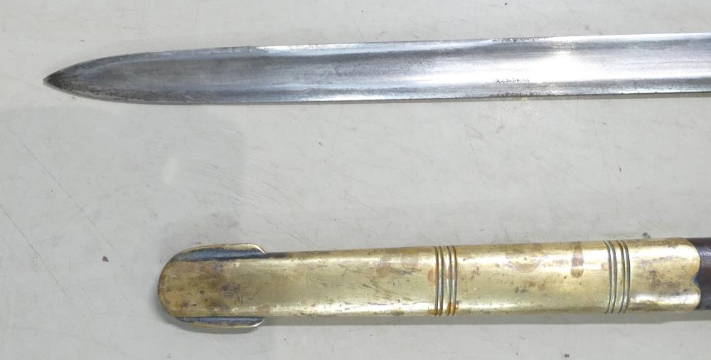 Early 20th century George V British Naval Officers Fighting sword: - Image 4 of 7