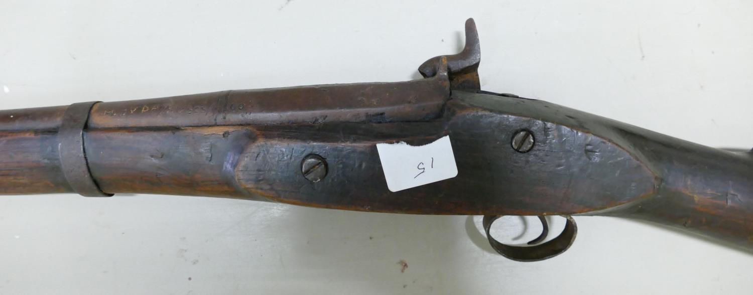 Colonial 3 Band Percussion Musket: circa 1860 - Image 3 of 15