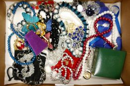 A collection of quality designer costume jewellery: including bracelets, pendants, beads etc
