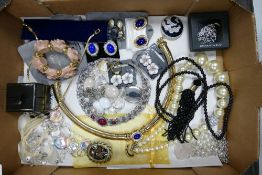 A collection of quality designer costume jewellery: including Pierre Cardin, Christian Dior etc