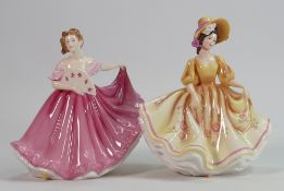 Royal Doulton Pretty Ladies Figures: Elaine & Sunday Best(2)