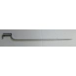 20th Century Long Swedish Bayonet: made to fit most flintlock muskets