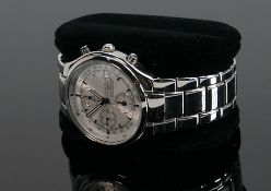 Amadeus Gentleman's Sport Chronograph wristwatch: stainless steel with box and papers.