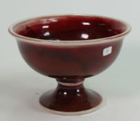 Chinese Monochrome Footed Bowl: diameter 15cm