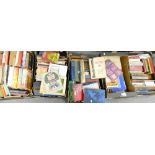 A large collection of Early 20th Century & Later Hardbacks & similar books(5 trays)
