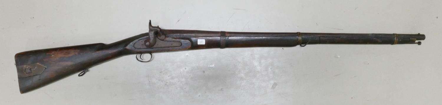 Colonial 3 Band Percussion Musket: circa 1860