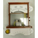 Large Laboratory Display Meter: mahogany cased with 5 interchangeable scales