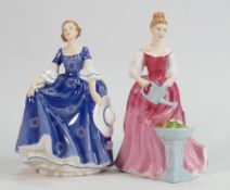 Royal Doulton Pretty Ladies Figures: Hilary & Alexandra(2)