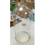 Moncrief Glass Scientific Bell Jar: height 44cm