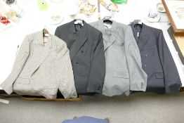 A collection of Quality Suits & Jackets to included: Daks Double breasted suit 48R jacket & 50