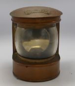 Copper MastHead Coverted Electric Nautical Lamp: height 15cm