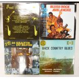 A large collection of 1960's & & 70's Blues Folk Lps to include: Doc Watson, Chicago Blue