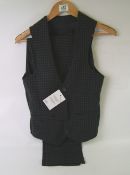 Asos tweed waist coat and trousers: size 32"BNWT