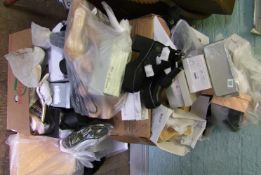 A large quantity of ladies shoes: trainers, slidders, sandals. All size 5 approx 77 pairs