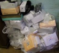 A large quantity of ladies shoes: trainers, slidders, sandals. All size 6 approx 61 pairs