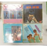 A large collection of 1960's / 70's Soul Lp's to include: Etta James, Martha & The Vandella's ,
