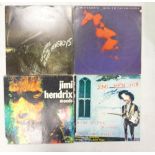 A large collection of 1970's Rock Lp's to include: Jimi Hendrix, Yardbirds, Eric Clapton etc