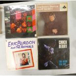 A large collection of 1950's & 60's Rock & Roll / Beat Lp's to include: Chuck Berry, Eric Burden,