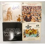 A large collection of 1960's & & 70's Movie Soundtracks Lps to include: Loot, Shalako, Mr Spock,