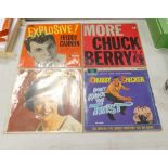 A large collection of 1950's & 60's Rock & Roll Lp's to include: Buddy Holly, Freddie Cannon,
