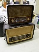 Two Vintage Radio's: GEC & Bakelite Ekco