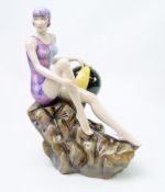 Kevin Francis / Peggy Davies ceramics erotic figurine the Bather: Limited edition 13/75