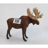 Beswick Moose 2090 in matte glaze: